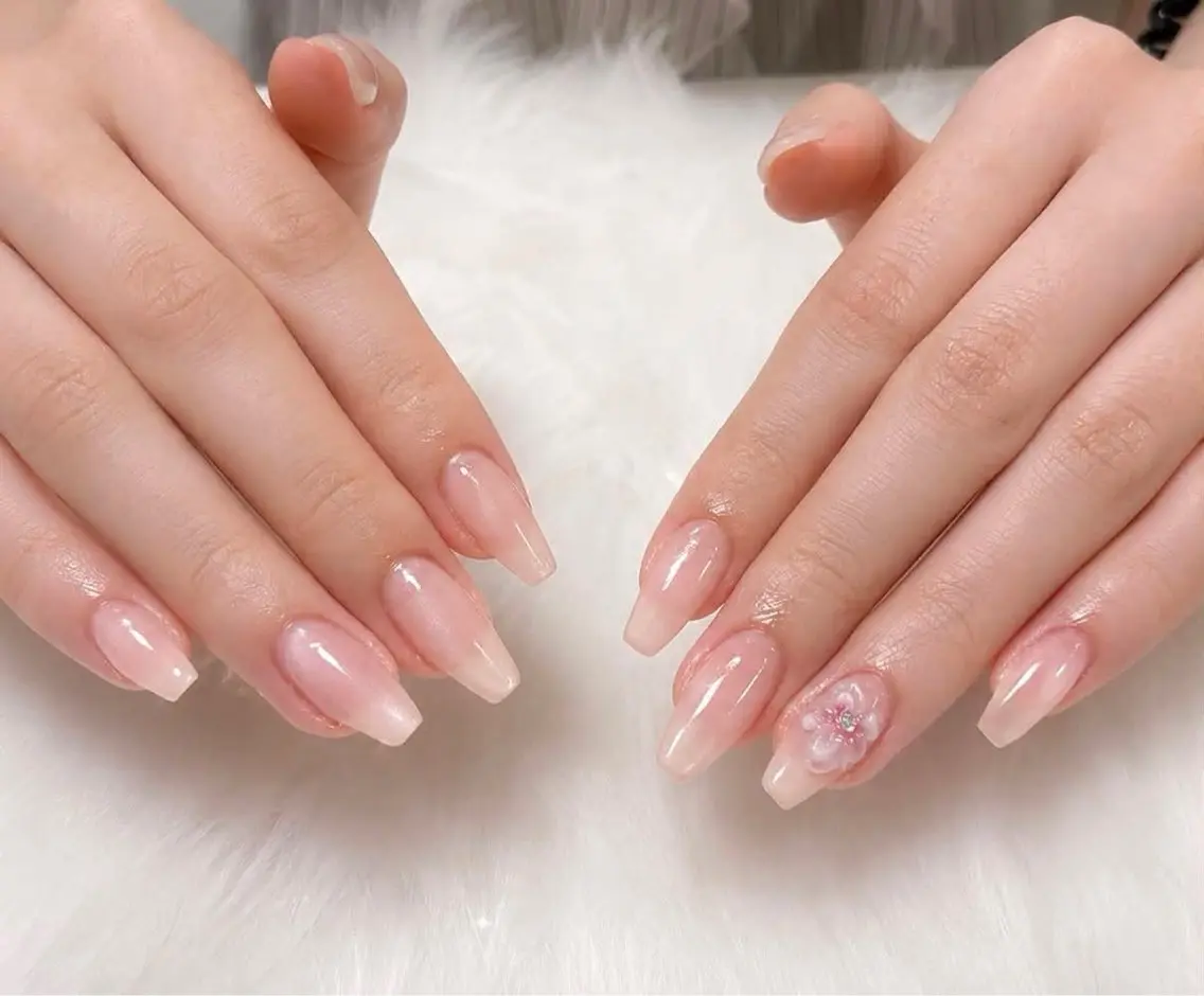 ネイル フレンチネイル ジェルネイル 韓国ネイル マグネットネイル ニュアンスネイル HAPPI NAIL 大国町のネイルデザイン