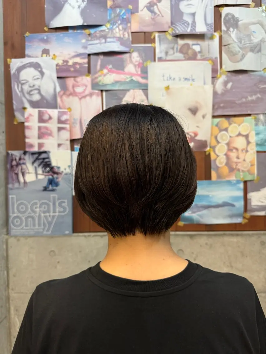 ショート トリートメント 佐藤 百葉のヘアスタイル