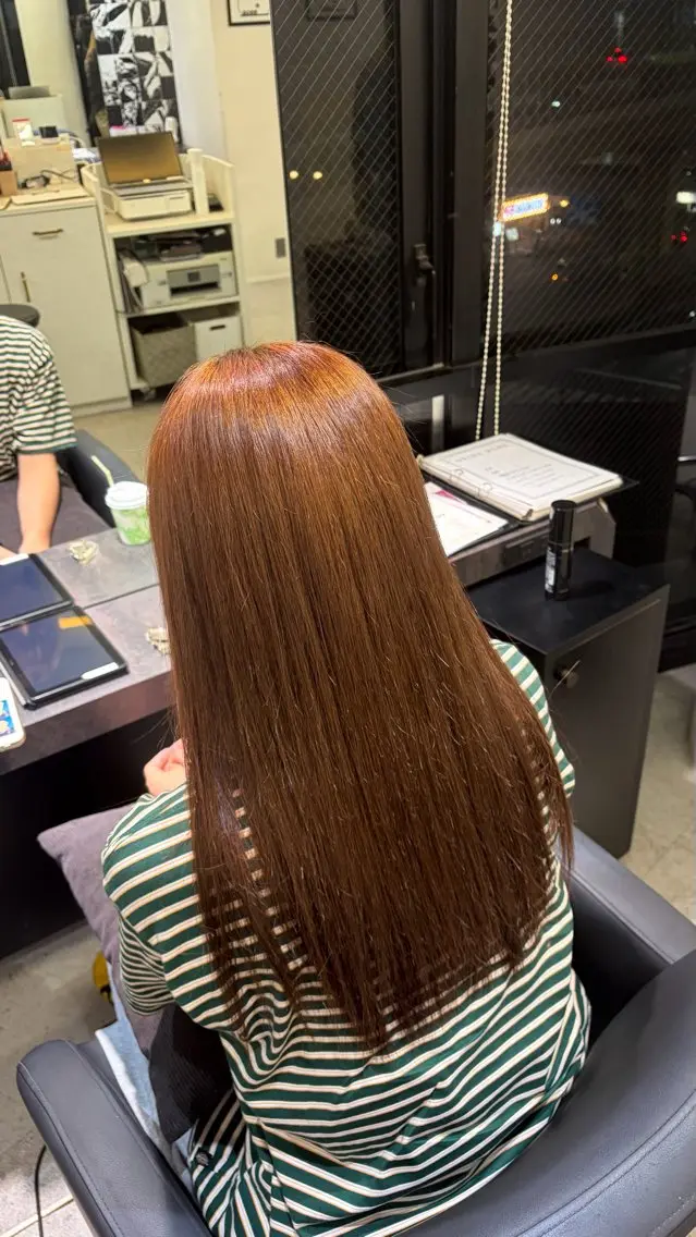 縮毛矯正 森下 美穂のヘアスタイル