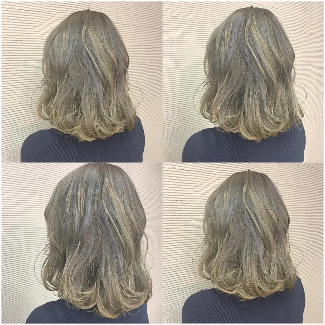 ミディアム カラー パーマ ヘアアレンジ グラデーションカラー ハイライトカラー 外国人風カラー ハイライト ハイトーン特化🤍 浦住のヘアスタイル