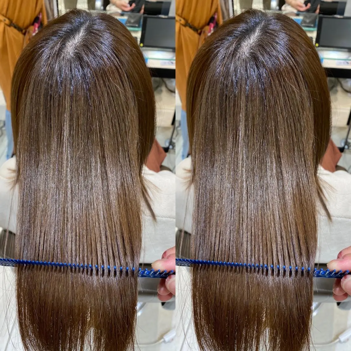 ロング 美髪矯正透明感カラー 江川　和輝のヘアスタイル