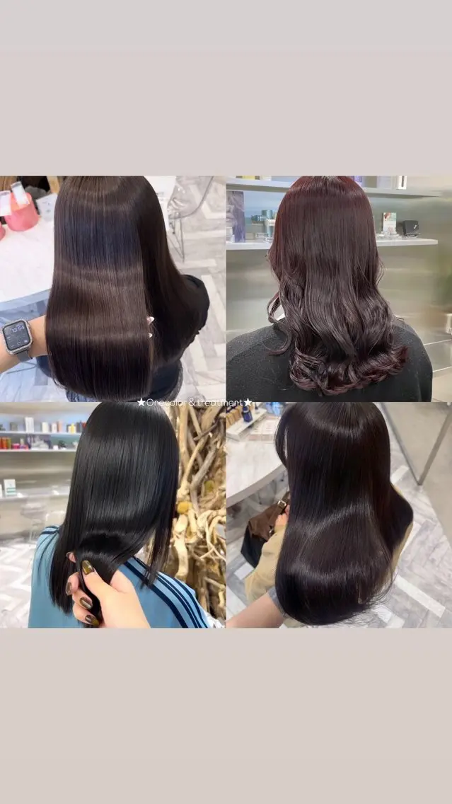 カラー ヘアカラー トリートメント サナ🎀髪質改善 /似合わせカラーのヘアスタイル