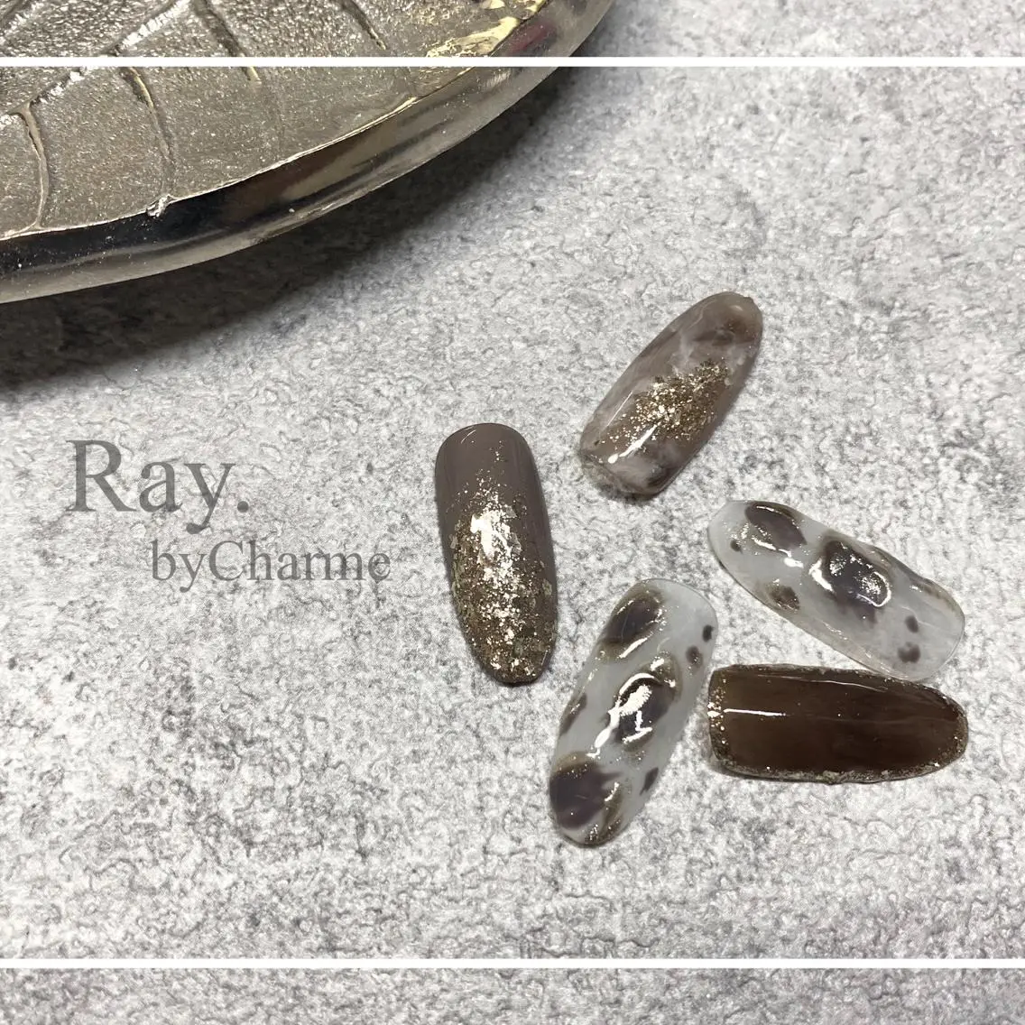 ネイル Ray. ／綺麗目ニュアンスのネイルデザイン