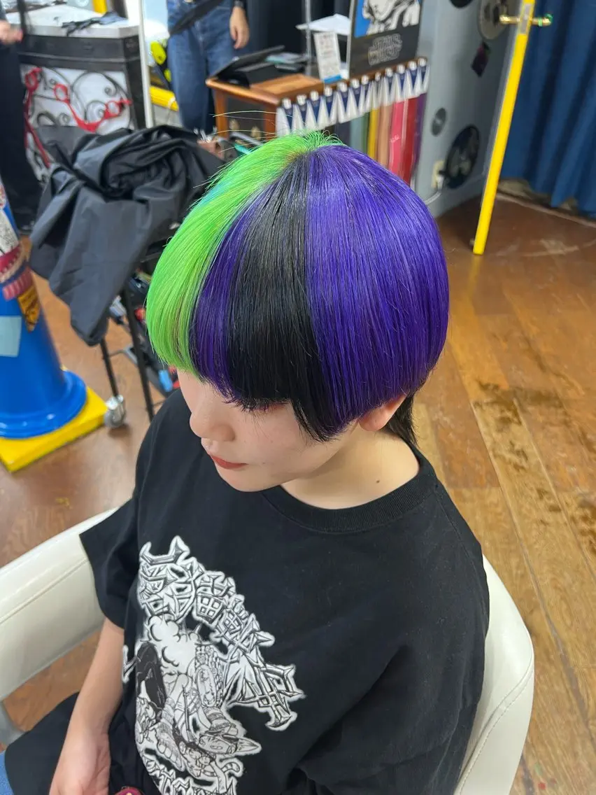 ショート カラー メンズ カット ヘアカラー KOYA ｺﾔのヘアスタイル
