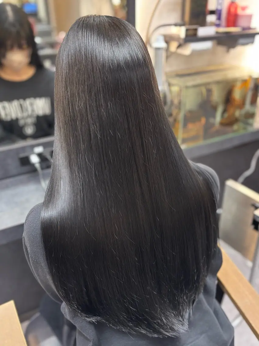 セミロング ヘアカラー トリートメント 似合わせカット🫧透 明感カラー🫧maiのヘアスタイル