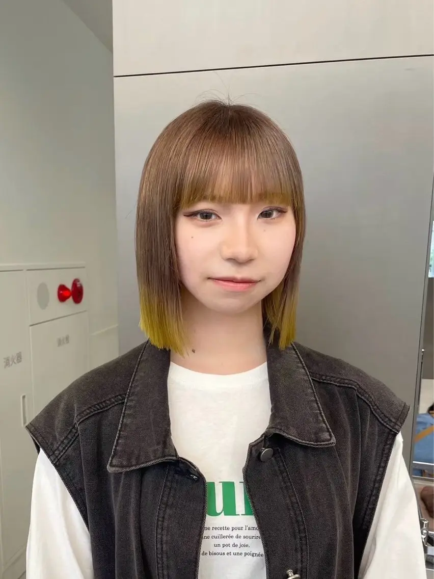 カラー デザインカラー ヘアカラー カラーモデル 🍬Sena🐩のヘアスタイル