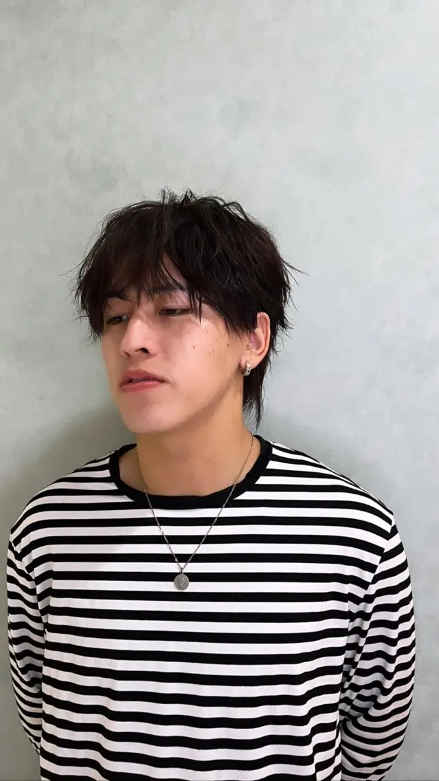 カラー ブラウンカラー 盛れる顔周り✨韓国式 レイヤーkanatoのヘアスタイル