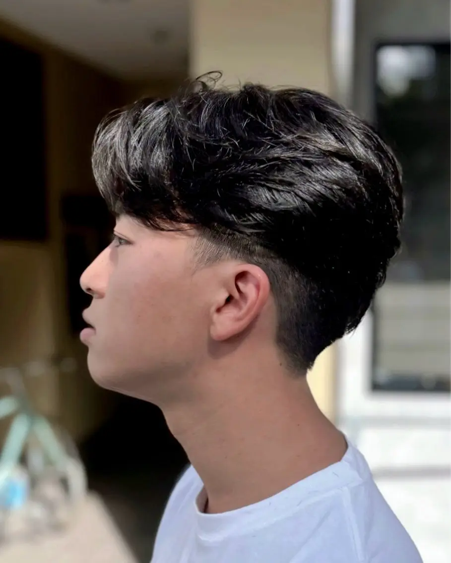 メンズ センターパート メンズショート マツダ レンのヘアスタイル