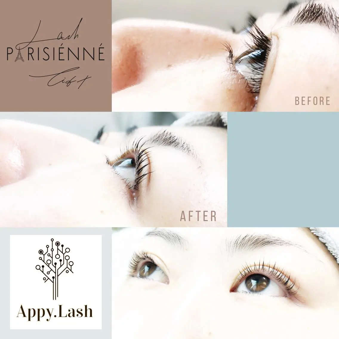 マツエク・マツパ パリジェンヌラッシュリフト まつげと眉の専門店 Appy.Lashのマツエク・マツパデザイン