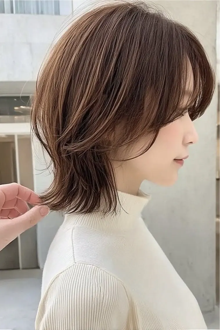 ミディアム カラー ヘアカラー 韓国×艶ハイトーンが かわいい✨️リオ🍒のヘアスタイル