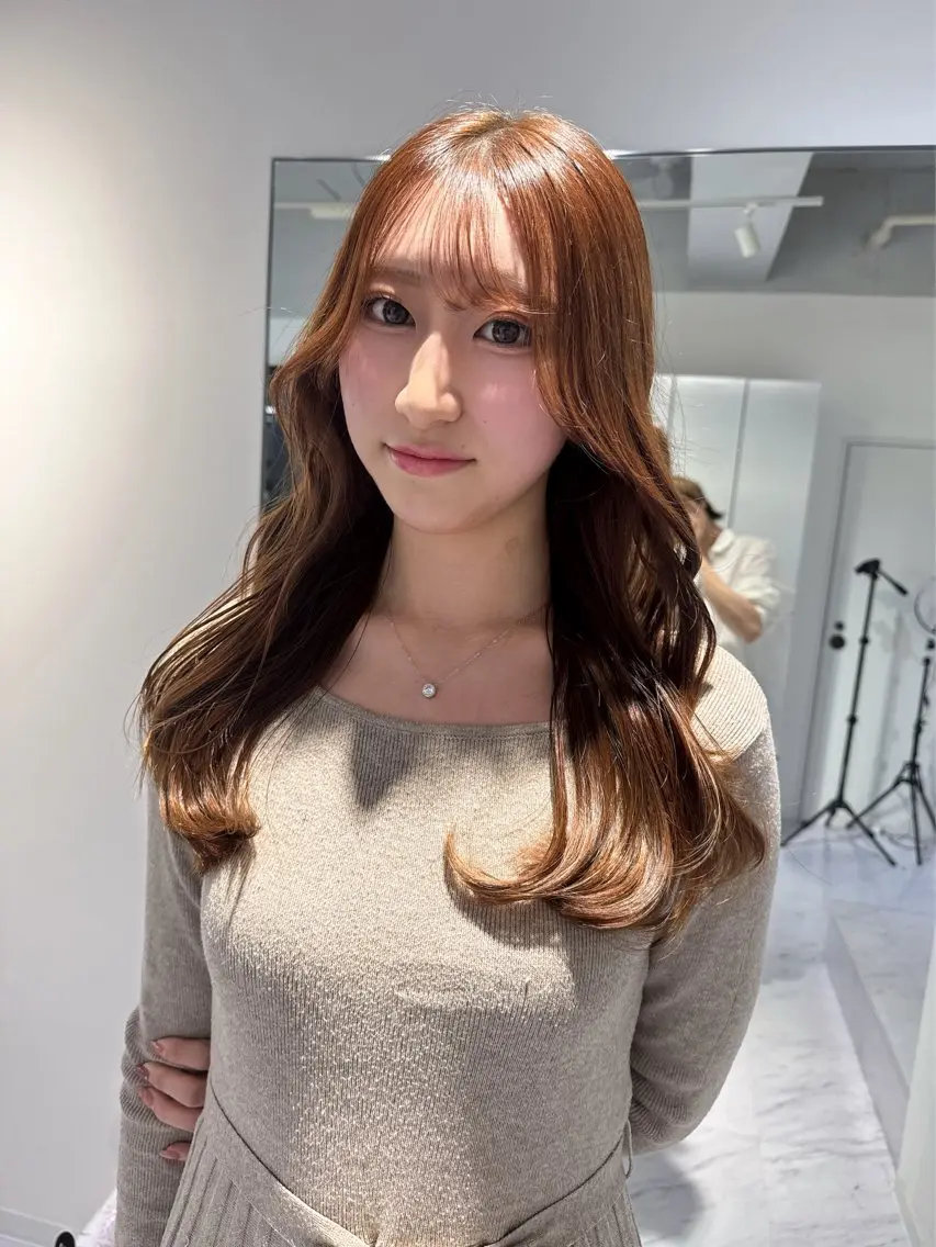 セミロング Rita/髪質改善/ ブリーチなしWカラーのヘアスタイル
