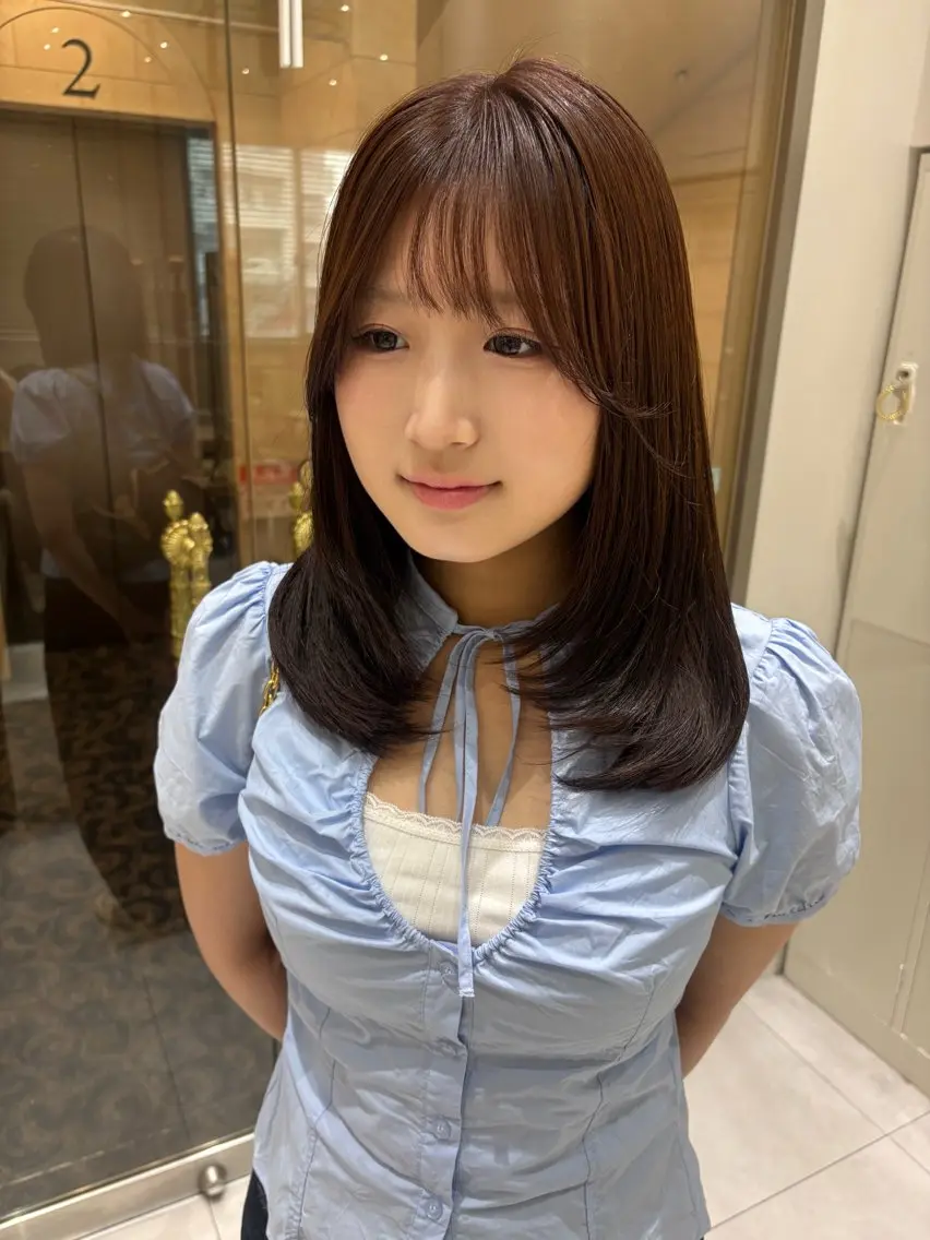 ミディアム カラー カット 縮毛矯正 トリートメント Zina京都河原町店 maya（西村真夜）のその他イメージ