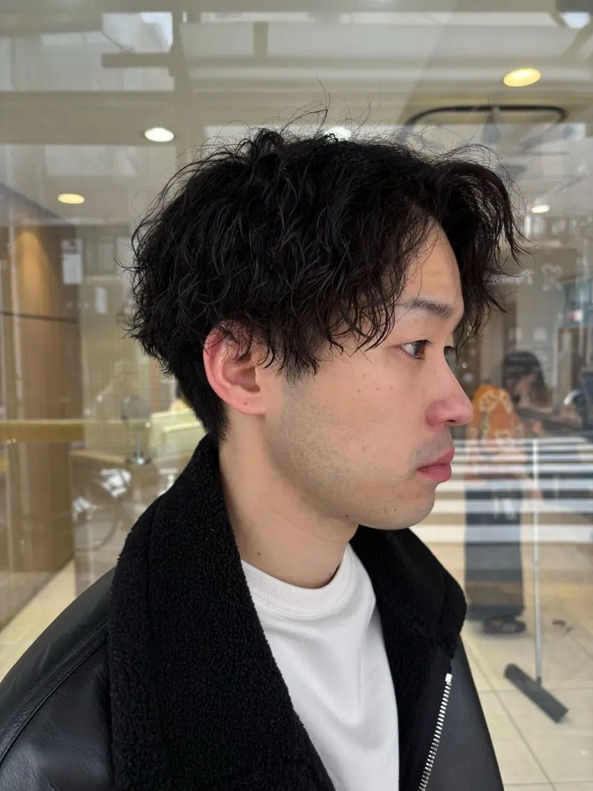 パーマ メンズ メンズパーマ ツイストスパイラルパーマ スパイラルパーマ カルマ･ニュアンス/ 縮毛/レイヤーaoiのヘアスタイル
