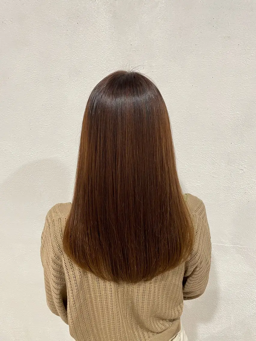 ロング パーマ 髪質改善 縮毛矯正 ストレートパーマ 【お洒落パーマ】 Elme　肥塚康汰郎のヘアスタイル