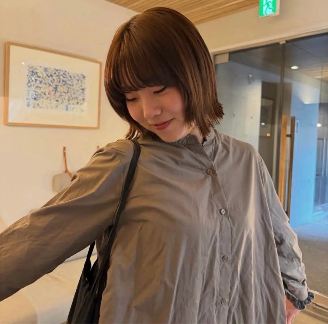 ショート カット ヘアカラー ボブパーマ🥣KON コンナツミのヘアスタイル