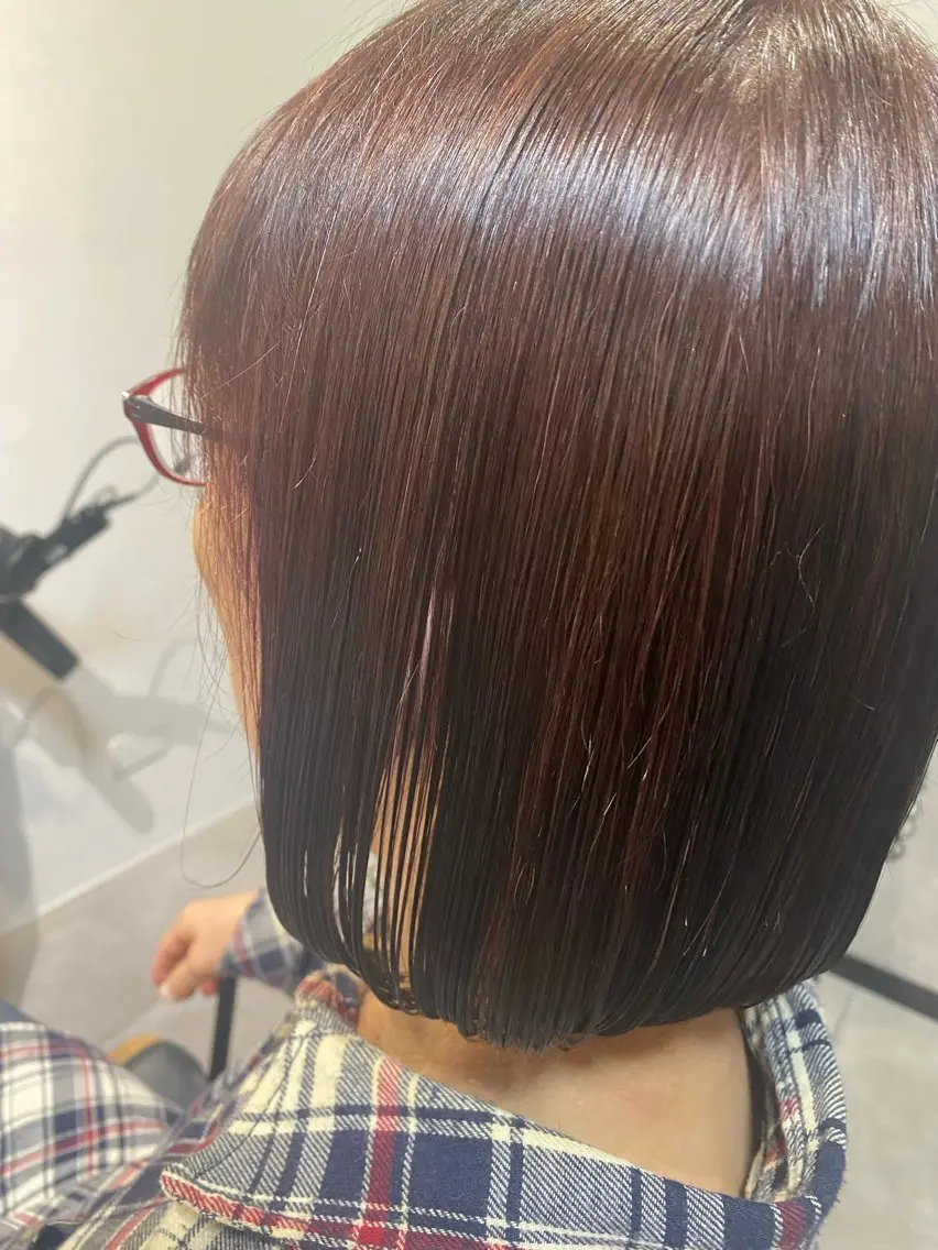 ミディアム ボブ 川本 葵のヘアスタイル