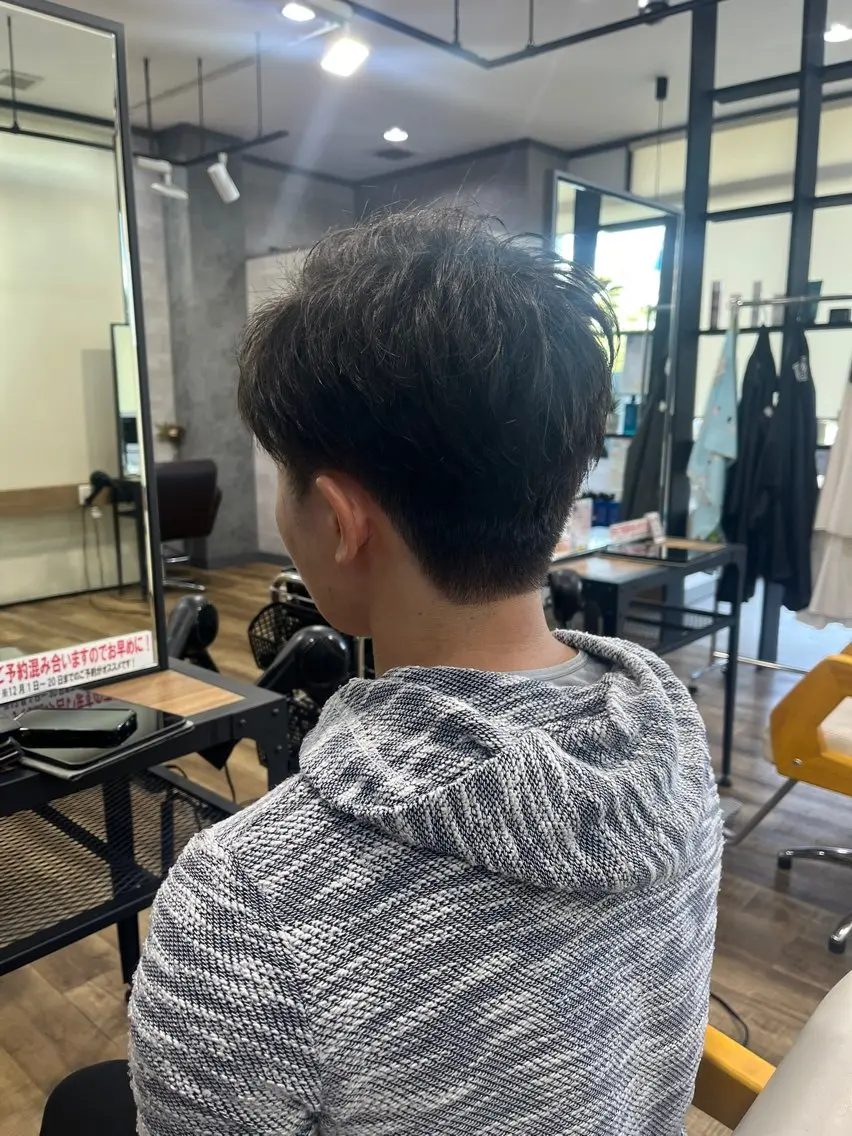 メンズ カット 紫音 cutwells郡山のヘアスタイル
