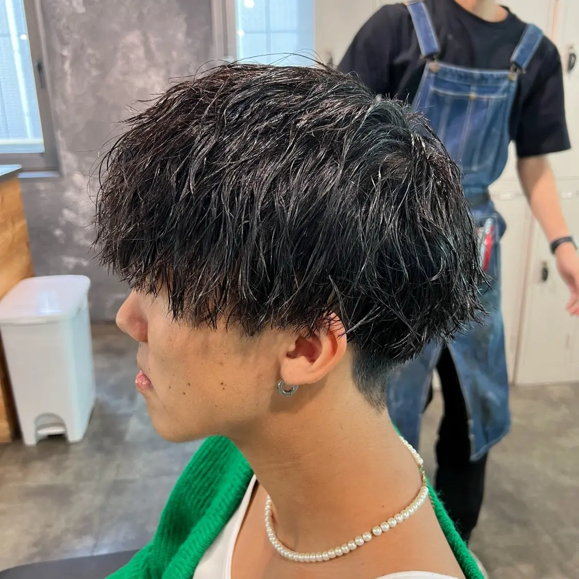 ショート カラー パーマ ヘアアレンジ メンズ キッズ メンズパーマ メンズツイストパーマ ツイストスパイラルパーマ スパイラルパーマ ツイストパーマ 🔷横浜1のパーマ 職人🔷将太郎のヘアスタイル