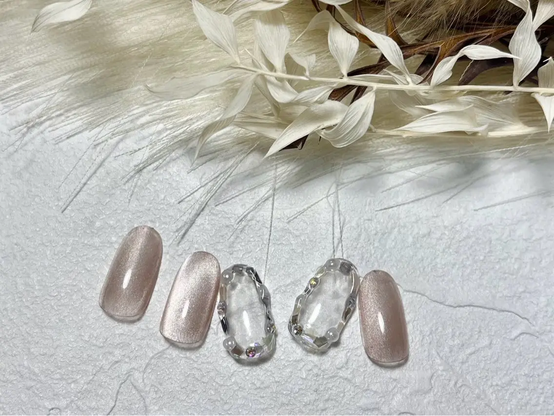 ネイル オーロラネイル フットネイル フレンチネイル ジェルネイル 韓国ネイル ハンドネイル kiki nail たまプラーザのネイルデザイン
