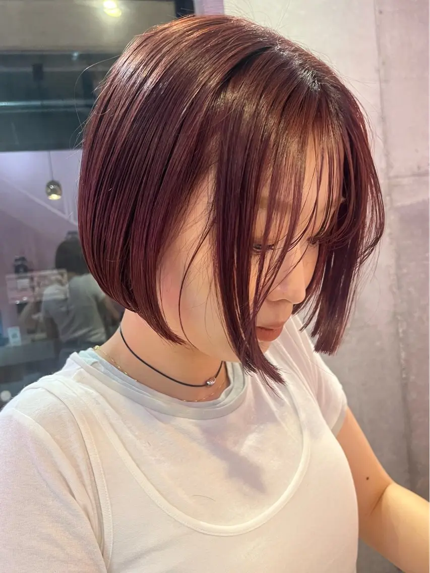 カラー カラーモデル 募集🤍ྀི麗央のヘアスタイル
