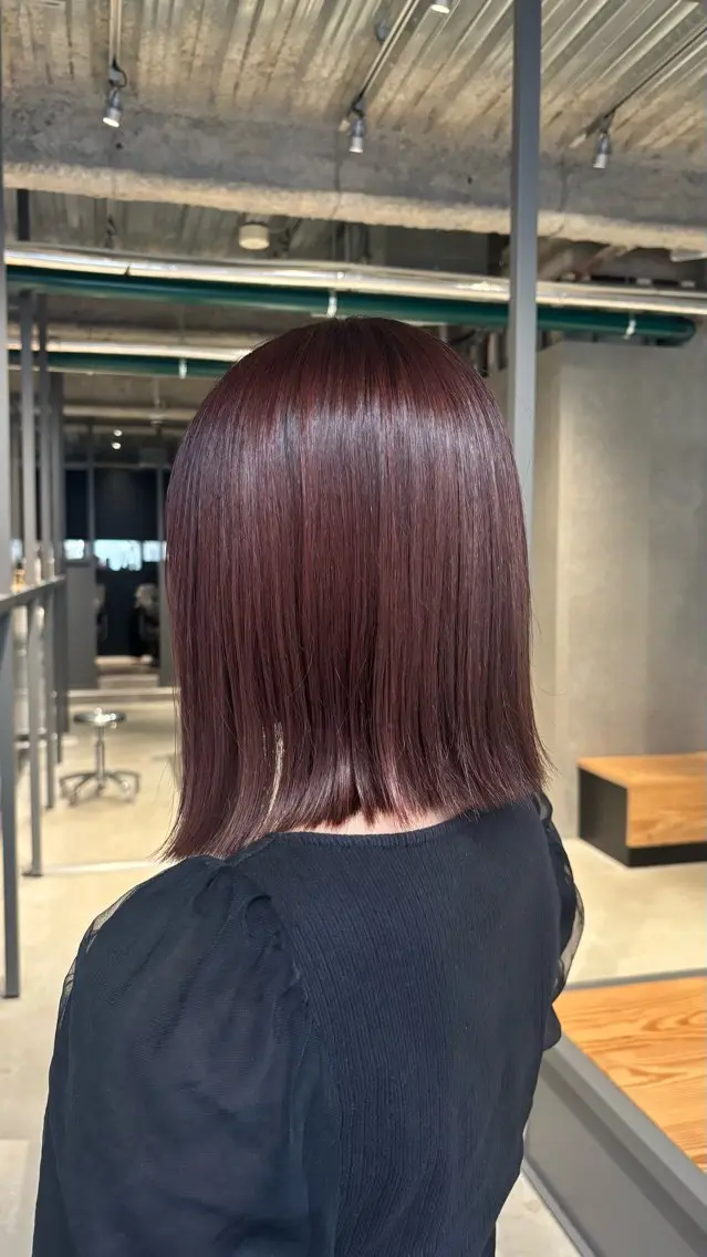 ショート ピンクブラウン ALBUM ୨୧のヘアスタイル