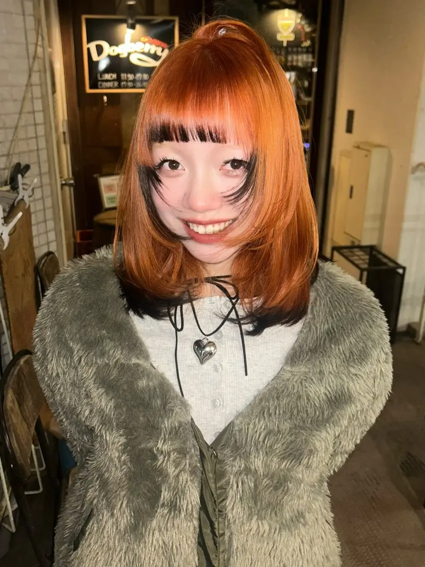 カラー LANAdesign bleach 🪐のヘアスタイル