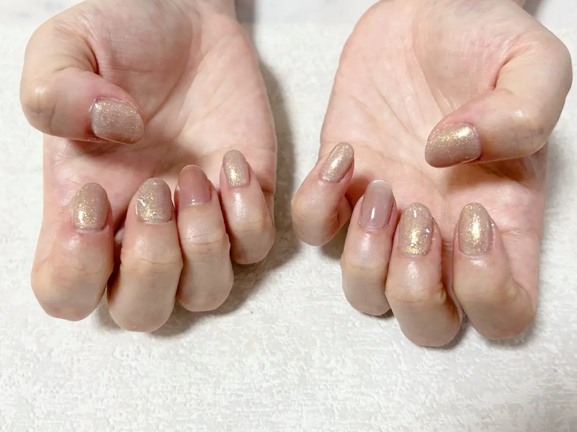 ネイル オーロラネイル フットネイル フレンチネイル ジェルネイル 韓国ネイル ハンドネイル mogunail &blowのネイルデザイン