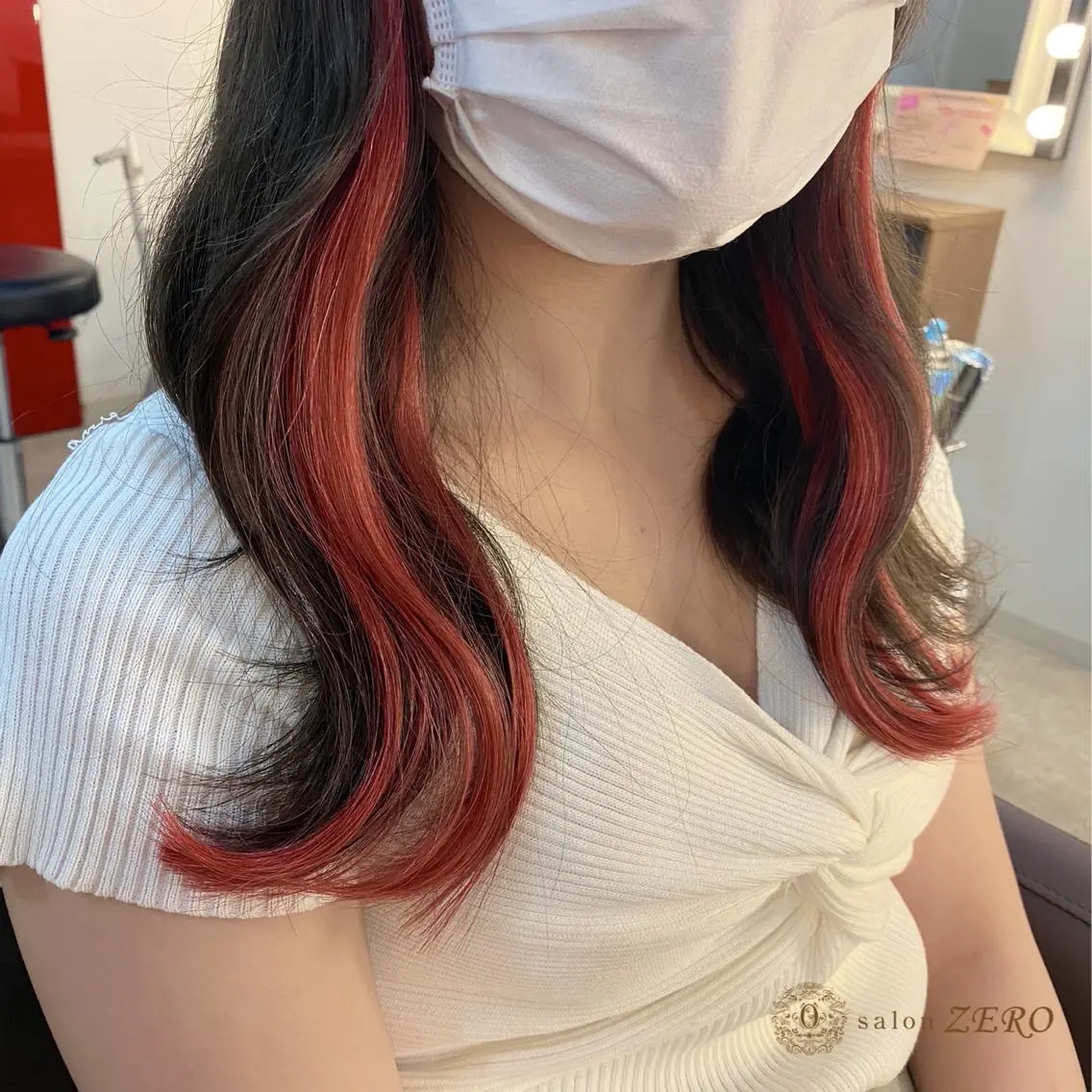 ミディアム ヘアアレンジ シールエクステ エクステ エクステ Hair Make Salon ZEROのヘアスタイル