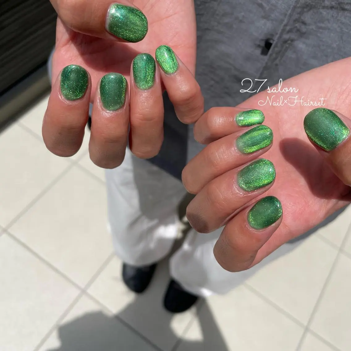 ネイル マグネットネイル 27salon yuinaのネイルデザイン