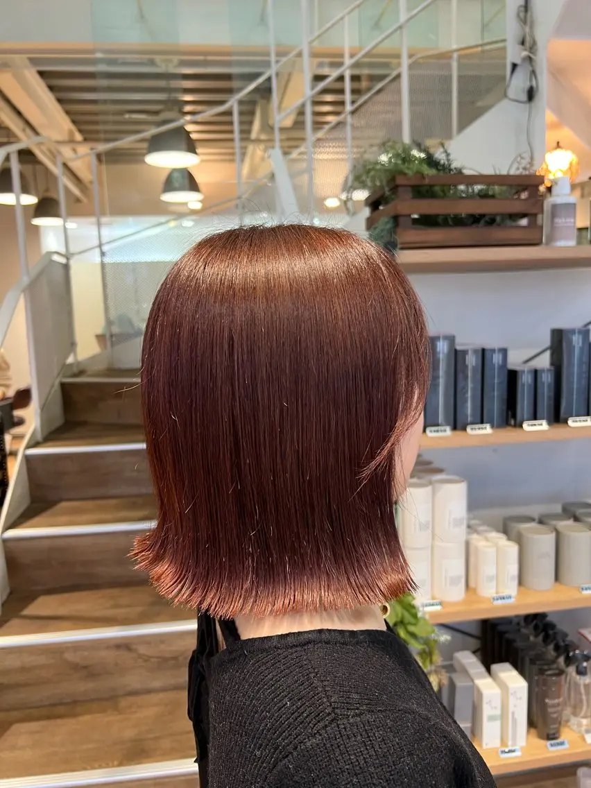 カラー ベージュカラー ピンクカラー ピンクベージュ ヘアカラー インナーカラー♡ Nanakoのヘアスタイル