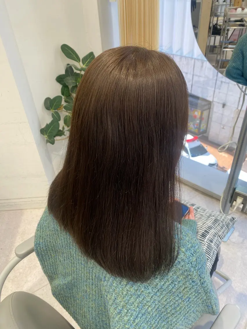 セミロング カラー カット ヘアカラー トリートメント 🍓暖色カラー🍓 fuminaのヘアスタイル