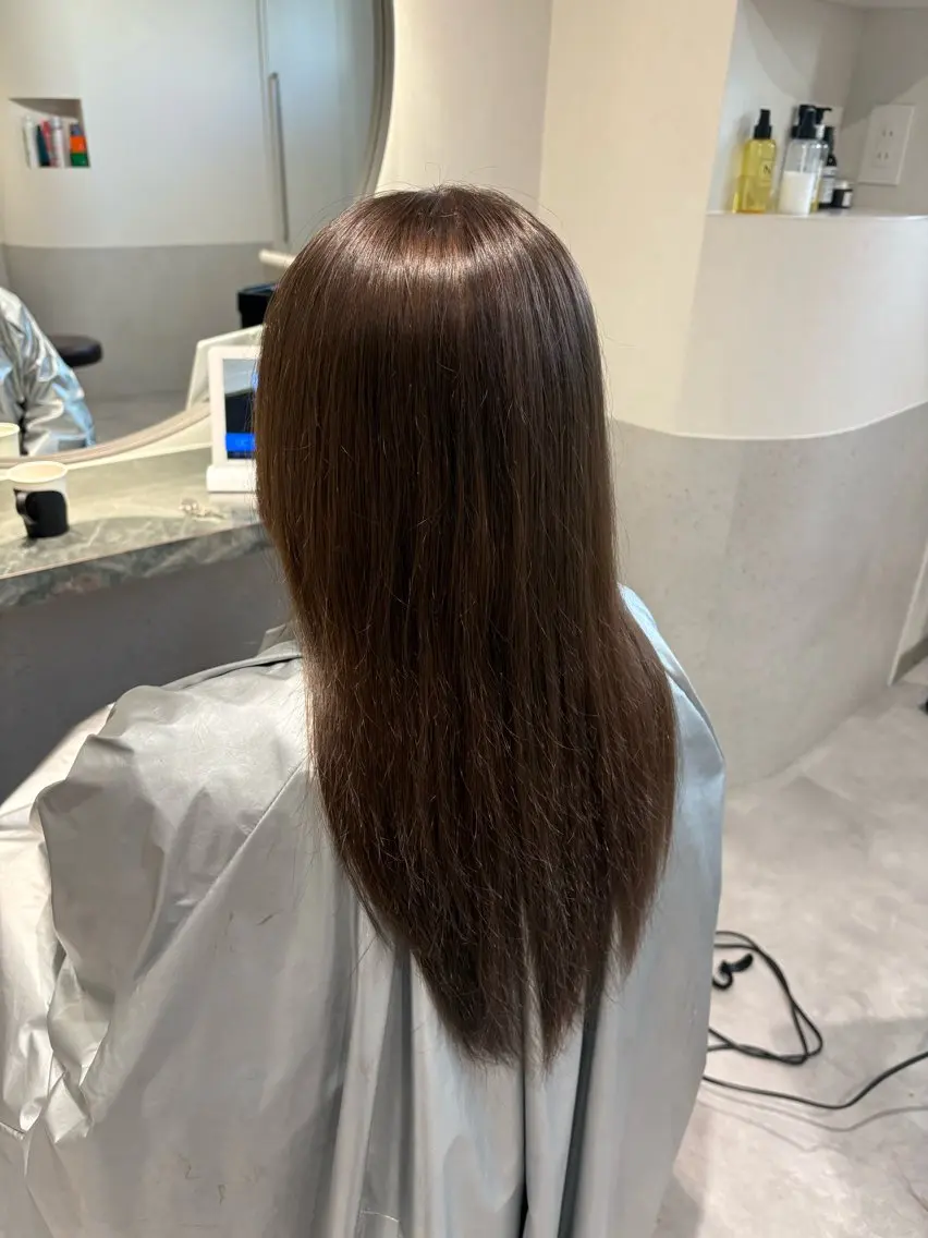 ロング カラー 学生 トリートメント ヘアカラー 仙台/ベージュ／ 髪質改善／三宅空翔のヘアスタイル