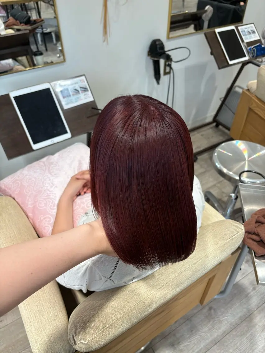 カラー ヘアカラー ブリーチカラー/茨木 𝙨𝙖𝙠𝙞💚のヘアスタイル