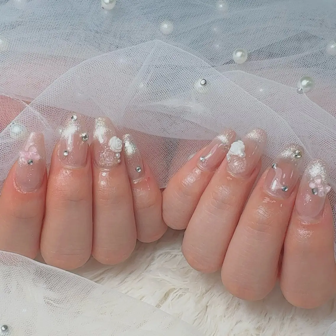 ミディアム フットネイル Nailstudio No8のネイルデザイン