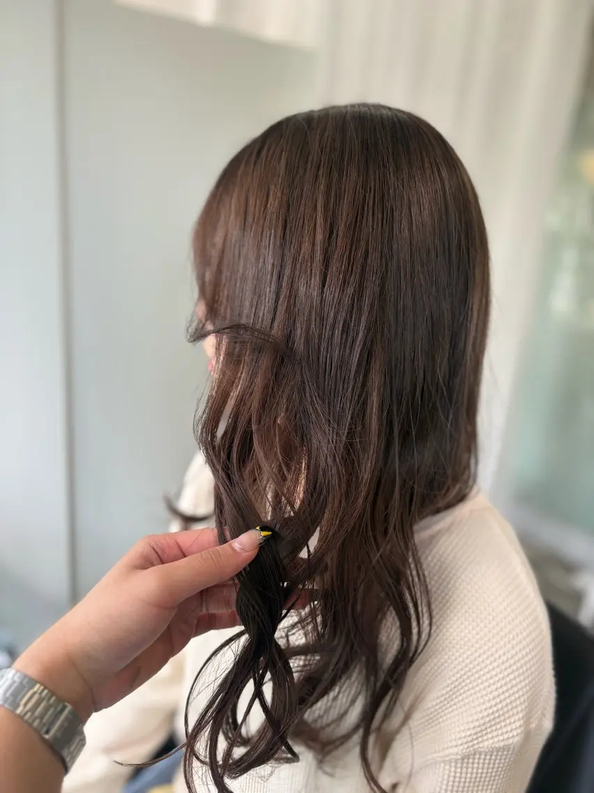 ロング ヘアカラー トリートメント sweep 綾奈🐰🔑のヘアスタイル
