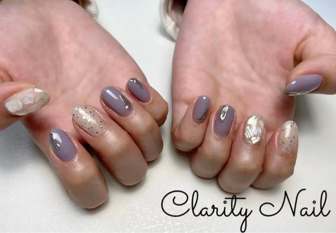 ネイル アートネイル 持ち込み ハンドネイル Clarity Nailのネイルデザイン