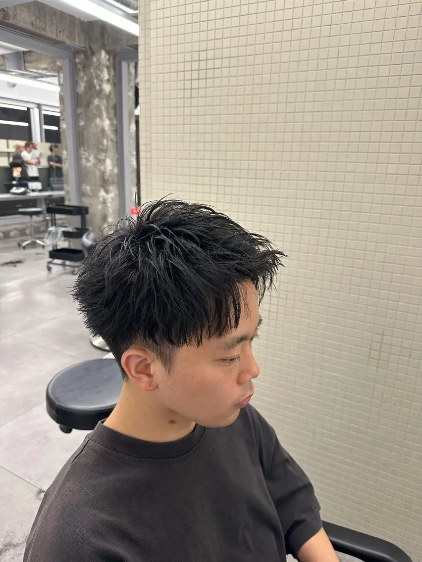 ショート メンズ 濵本 海斗のヘアスタイル
