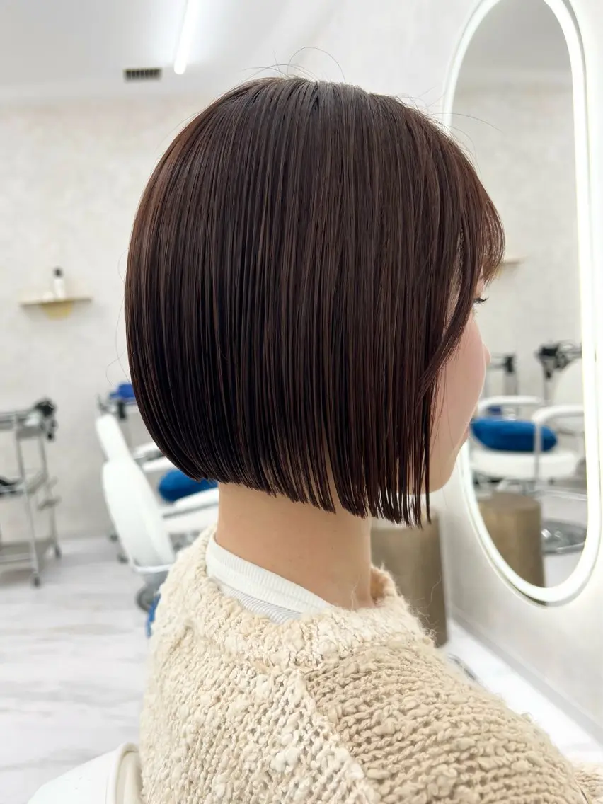 ショート ヘアカラー トリートメント 🎴イトウユウ🎴 ボブ特化美容師のヘアスタイル