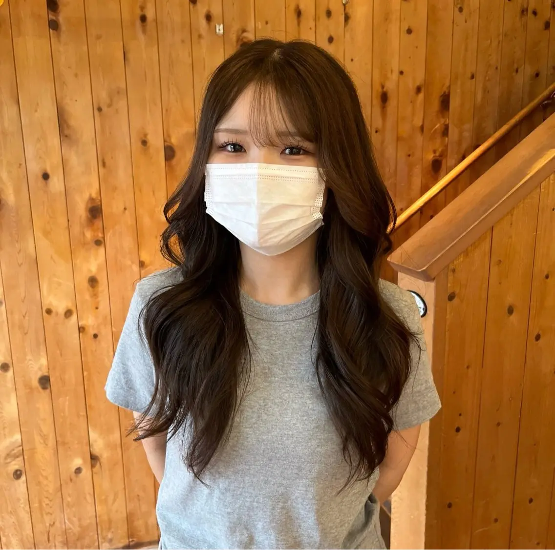 ロング カット 藤田 ゆりなのヘアスタイル