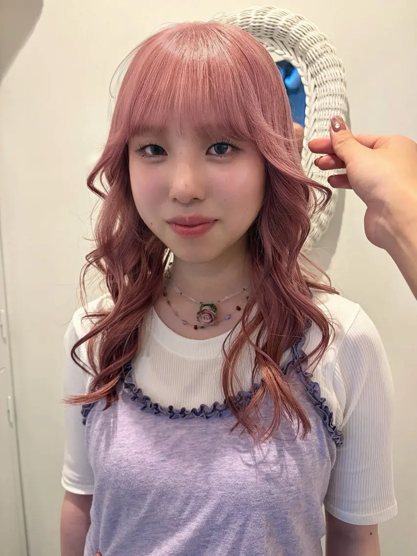 セミロング カラー ヘアカラー loty _nanamiのヘアスタイル