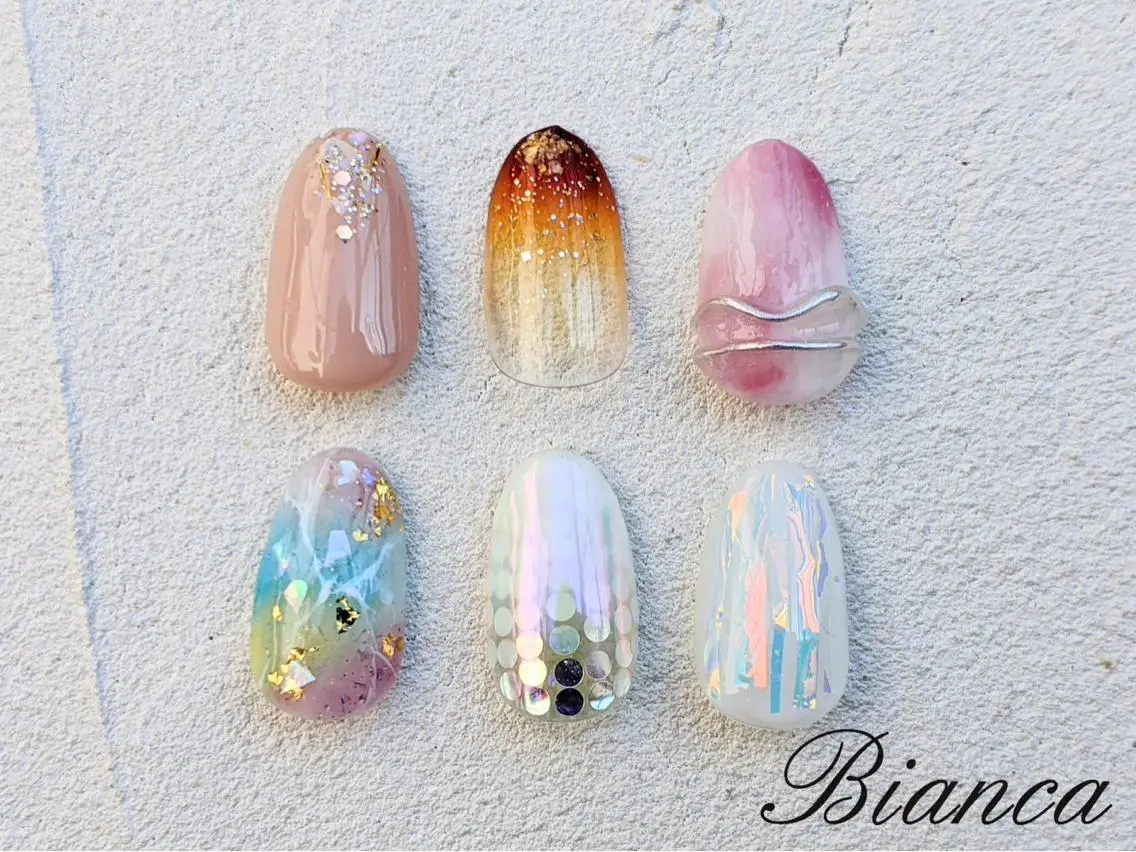 ネイル ハンドネイル Bianca栄店 みさとのネイルデザイン