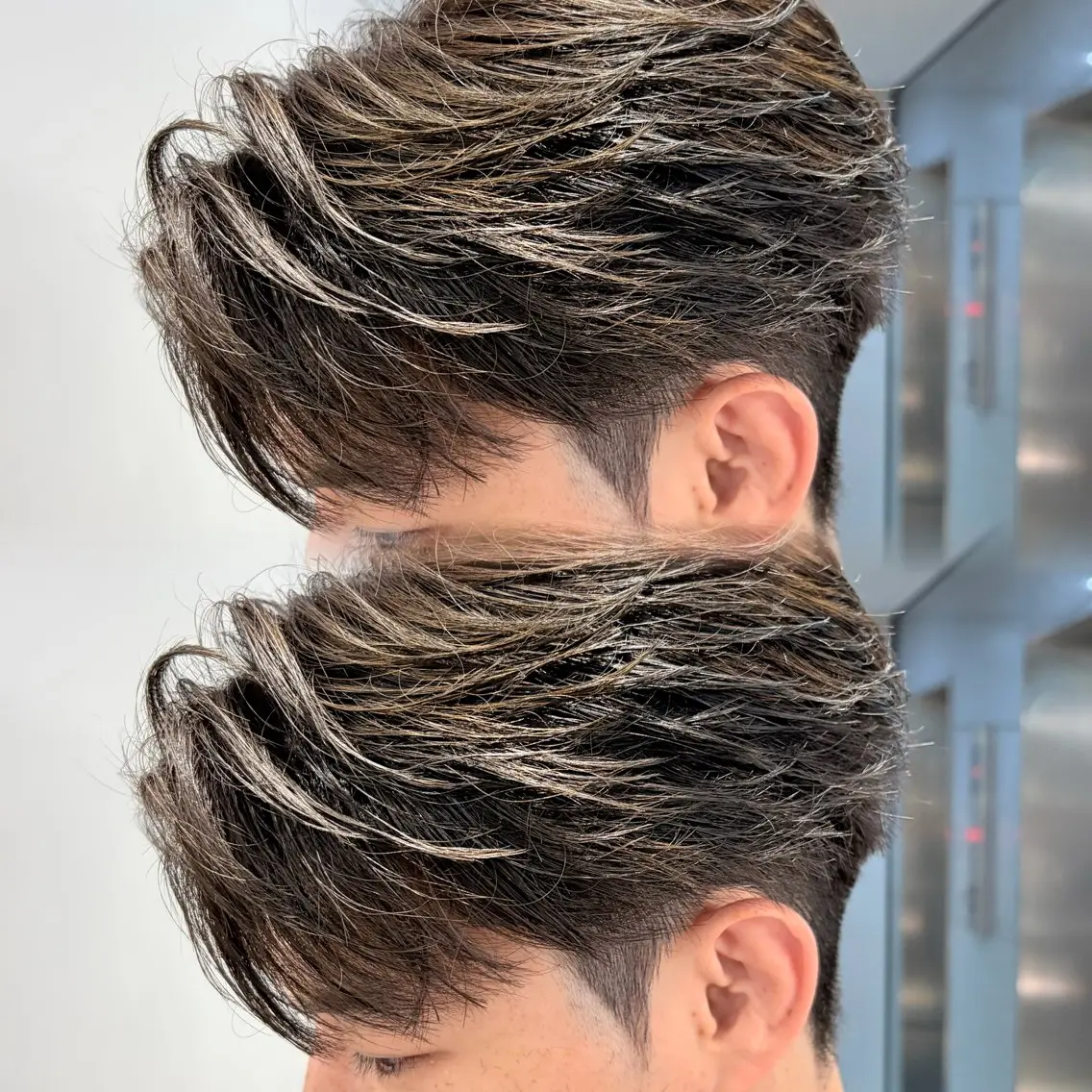 パーマ メンズ 🎀淡色ガーリー🧁 透明感♡Nanamiのヘアスタイル