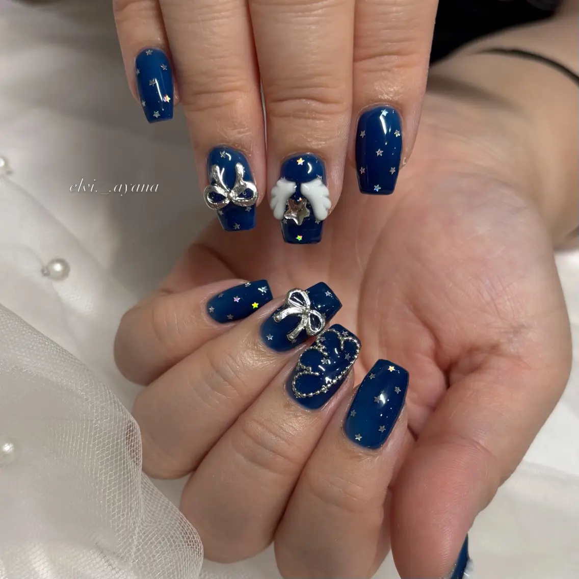 ネイル ハンドネイル 𝚊𝚢𝚊𝚗𝚊 .のネイルデザイン