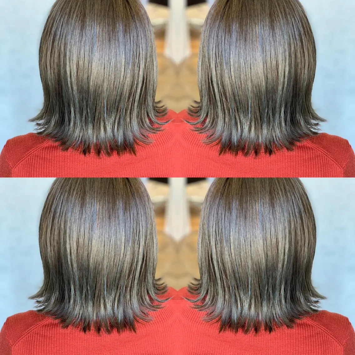 ショート カラー アッシュ 縮毛矯正 トリートメント LUXBE LUCEのヘアスタイル