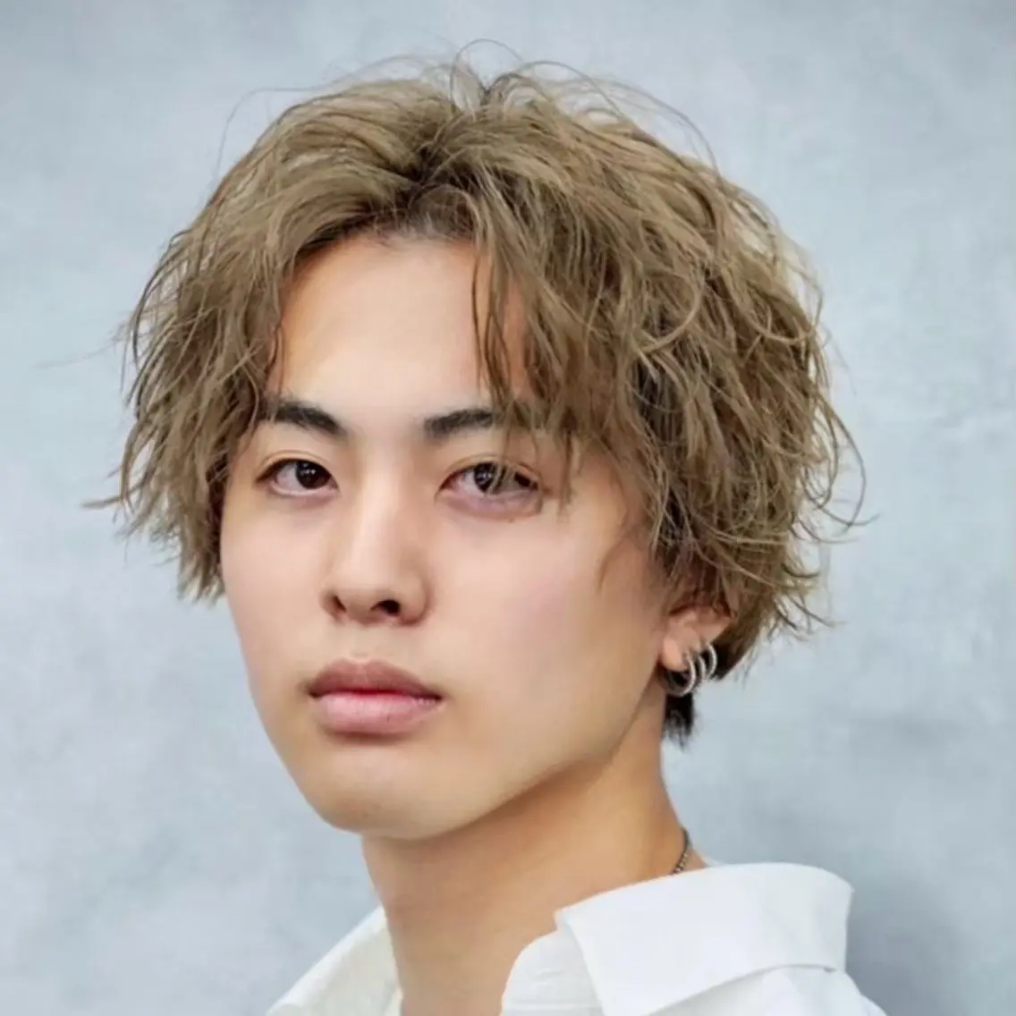 ショート パーマ ヘアアレンジ メンズ キッズ メンズパーマ カット パーマ メンズカット/パーマ 山崎航平💈のヘアスタイル