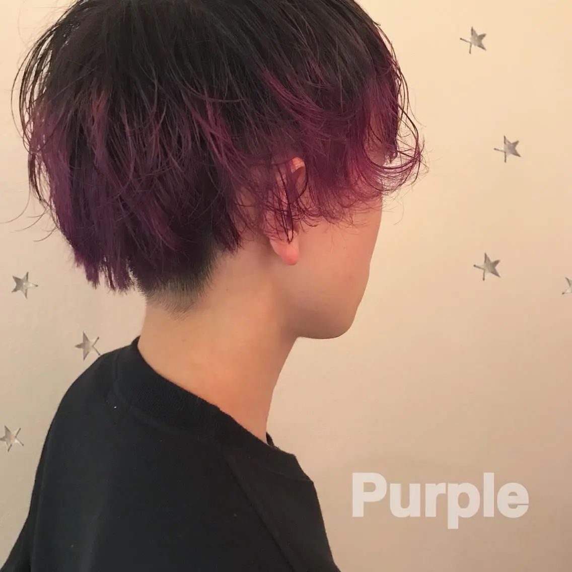 ショート カラー メンズ 市川 千夏のヘアスタイル