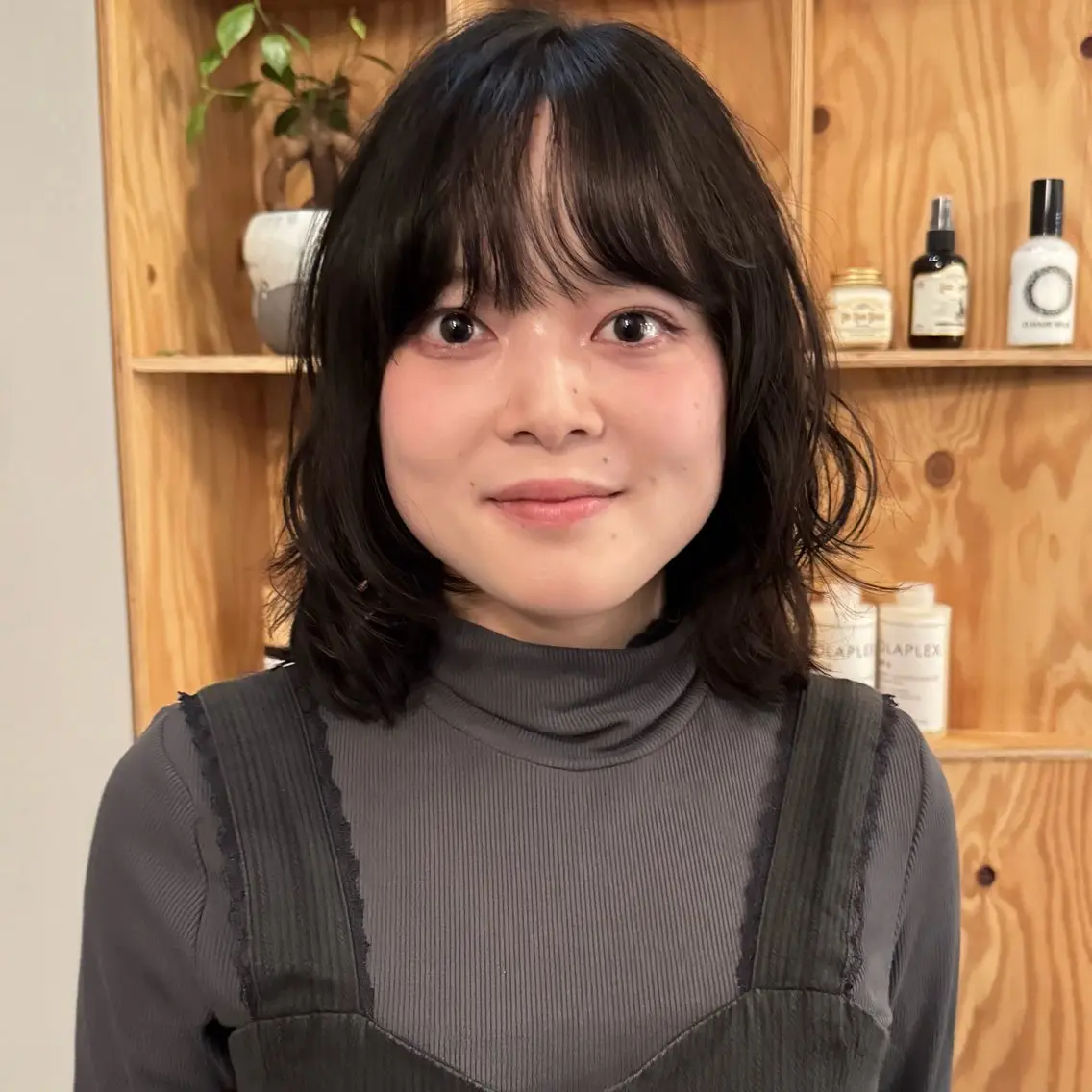 ミディアム カラー パーマ カット パーマ トリートメント 🌿レイヤーボブ/パ ーマ🌿　木梨健太のヘアスタイル