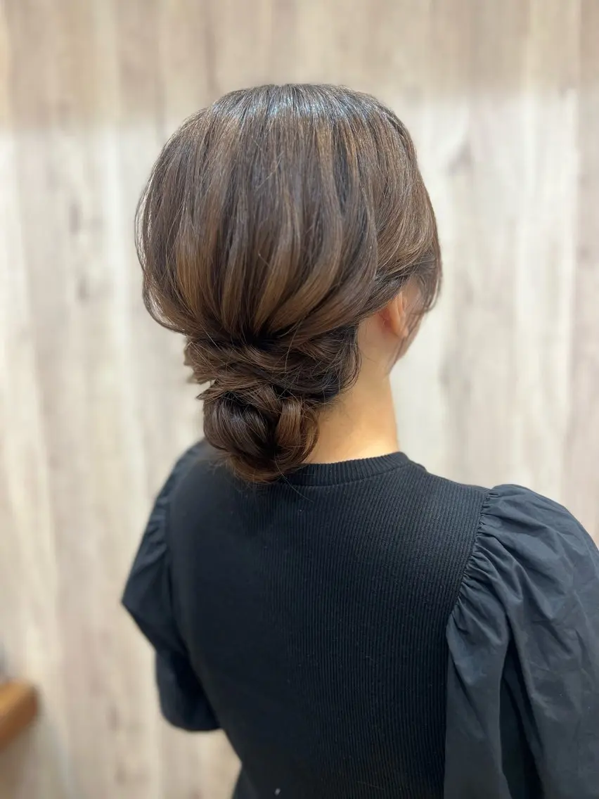 ヘアアレンジ ヘアセット ヘアメイクネイリスト hidemi中目黒のヘアスタイル