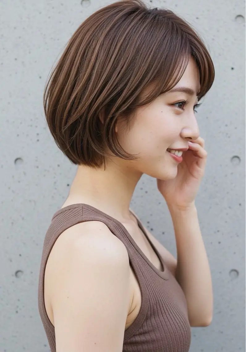 ショート 🌷 りん𓂃🫧‪のヘアスタイル