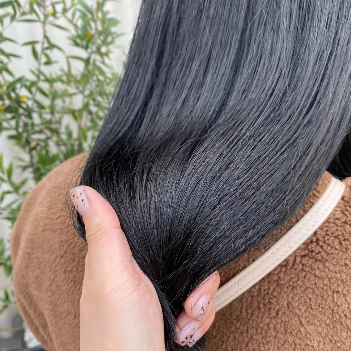 ロング カラー 中村 友香のヘアスタイル